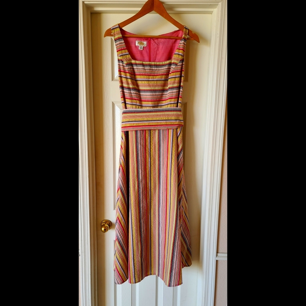 Talbots seersucker summer dress
